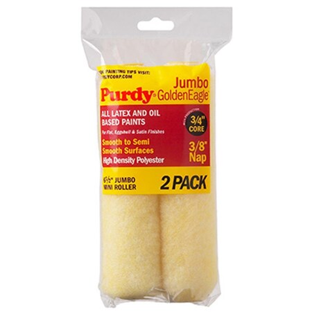Purdy 140626022 6.5 x 0.38 in. Golden Eagle Jumbo Mini Roller Cover, 2PK PU574458